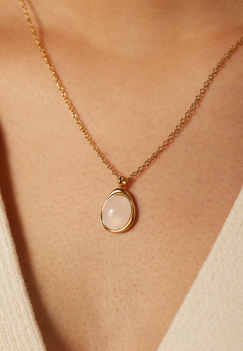 Lucardi VINTAGE - Ketting - pink and gold coloured