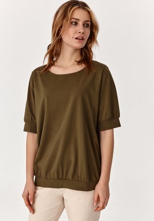 OKTA - Basic T-shirt - olive