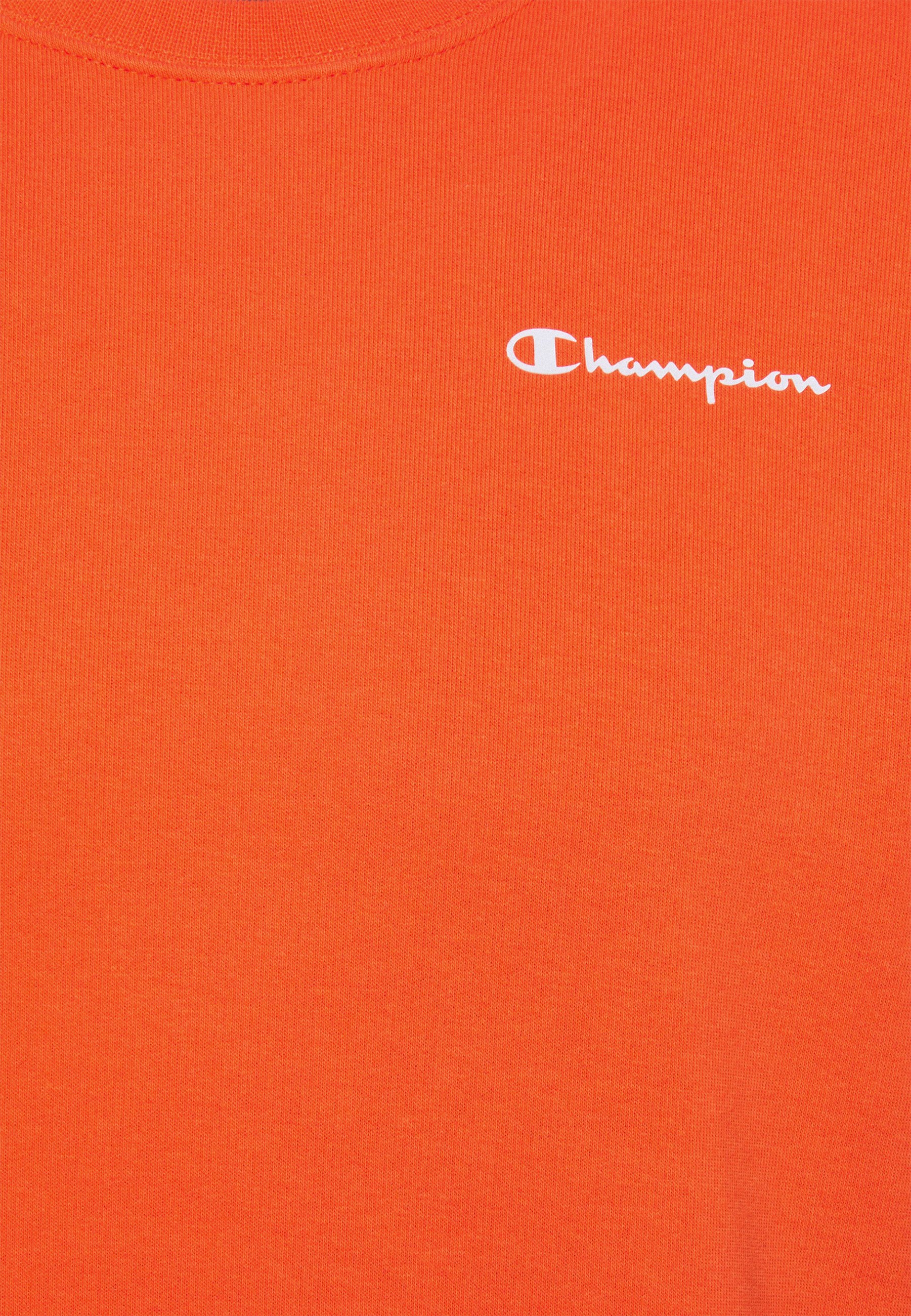champion crewneck sweatshirt orange