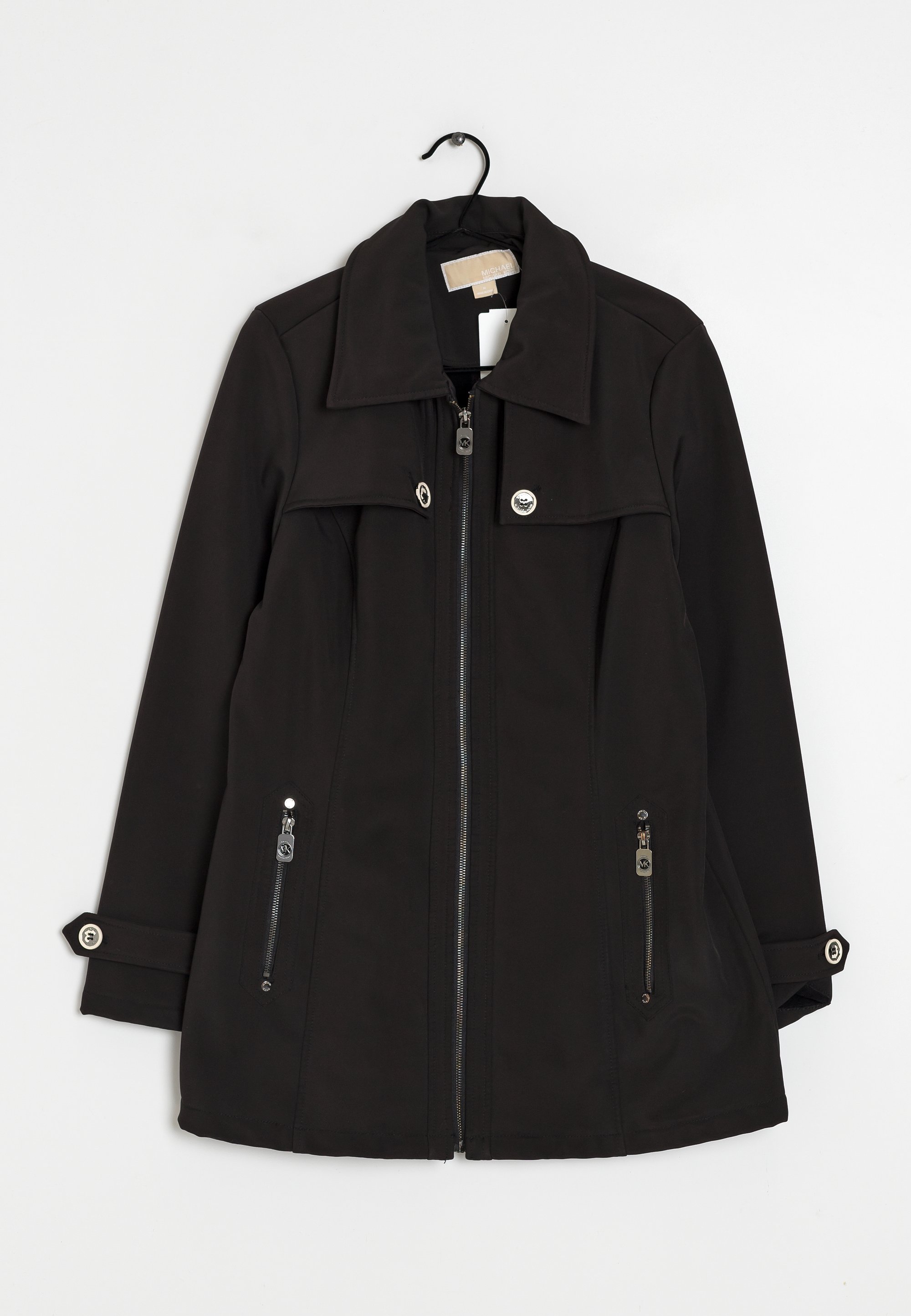 MICHAEL Michael Kors Short coat black (Pre-owned) Zalando