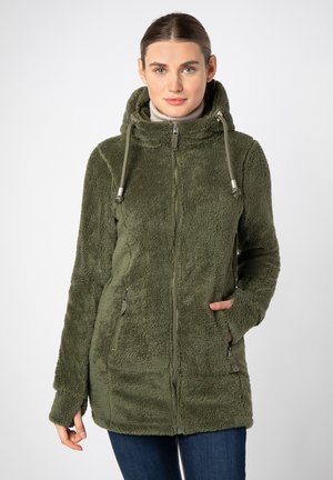 MIT KAPUZE - Winter coat - middle green