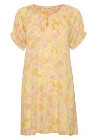 Kaffe Robe de jour - yellow