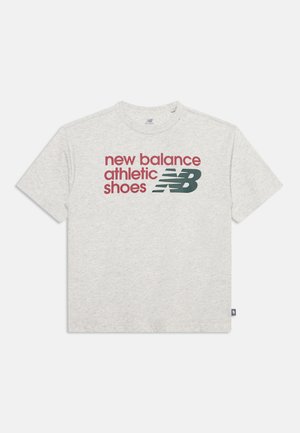 New Balance, Тениска с щампа - ash
