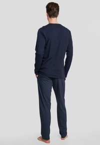 Schiesser SCHLAFHOSE LANG - Bas de pyjama - blue