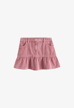 Next, REGULAR FIT - FRILL HEM SKIRT - Falda acampanada - pink cord