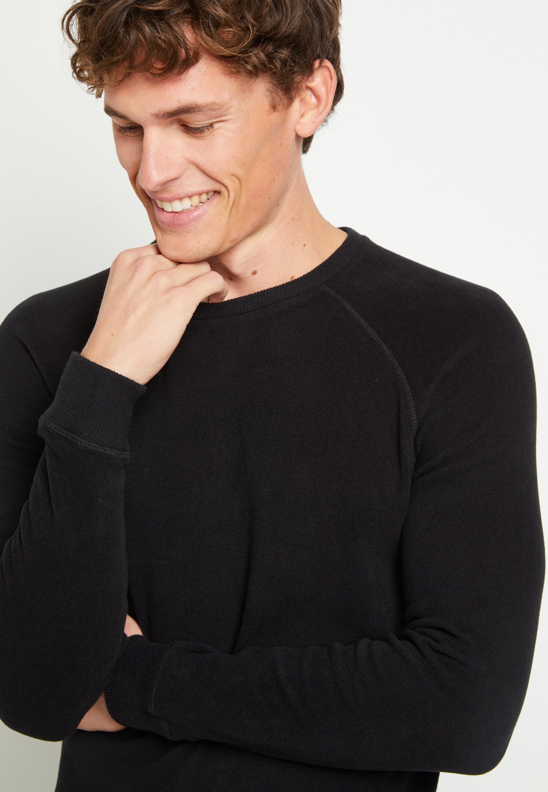 Denham RAGLAN CREW Trui blackZwart Zalando.nl Denham RAGLAN CREW Trui blackZwart Zalando.nl