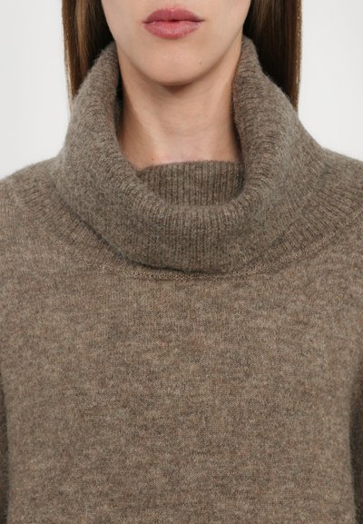 CLOSED ROLLI DRESS SHORT - Strickkleid - clay beige