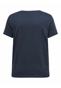 ONLY Carmakoma WEIHNACHTSPRINT - T-shirt med print - night sky