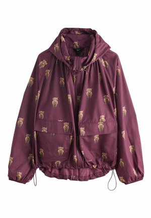 Next, REGULAR FIT - HAMISH THE HIGHLAND COW SHOWER RESISTANT RAIN JACKET . - Regnjakke / vandafvisende jakker - burgundy