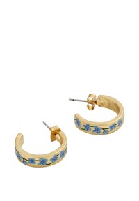 FABLE ENGLAND FORGET-ME-NOT HOOP - Auskari - gold-coloured