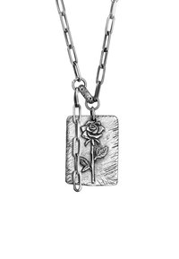 HAZE & GLORY ROSE PLATE VINTAGE - Halsband - silberfarben