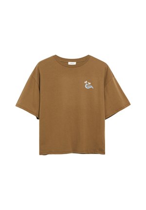 s.Oliver, T-SHIRT - T-shirt imprimé - braun
