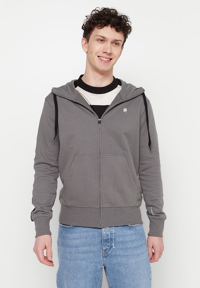 Bluză de molton cu fermoar