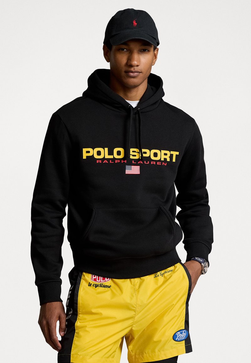 Polo Sport Ralph Lauren - POLO SPORT FLEECE HOODIE UNISEX - Luvtröja - black, Förstora