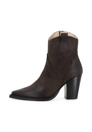 GAIA - Bottines de cowboy / motard - dunkelbraun