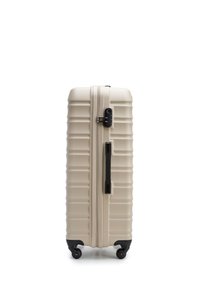 WITTCHEN LARGE SUITCASE WITH LUGGAGE TAG FROM ABS - Wheeled suitcase - beige