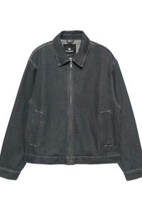 WITH ZIPPER - Giacca di jeans - grey