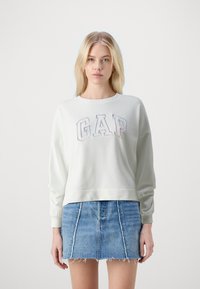 GAP FASHION LOGO - Ikdienas džemperis - off white