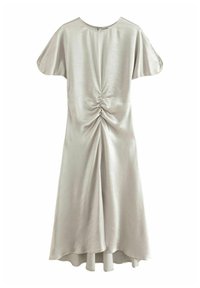 Next RUCHED CRINKLE MIDI- REGULAR FIT - Maxikjoler - silver