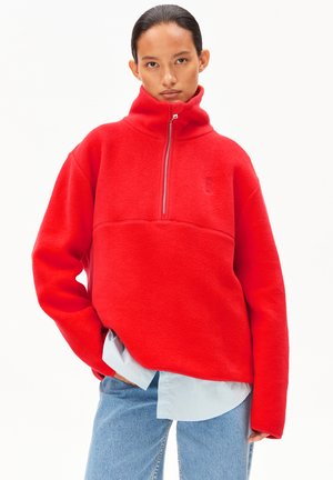 HAARLEENAA - Sweat polaire - mars red