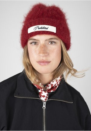 PROHIBITED, SEASON KNIT BEANIE UNISEX - Bonnet - red