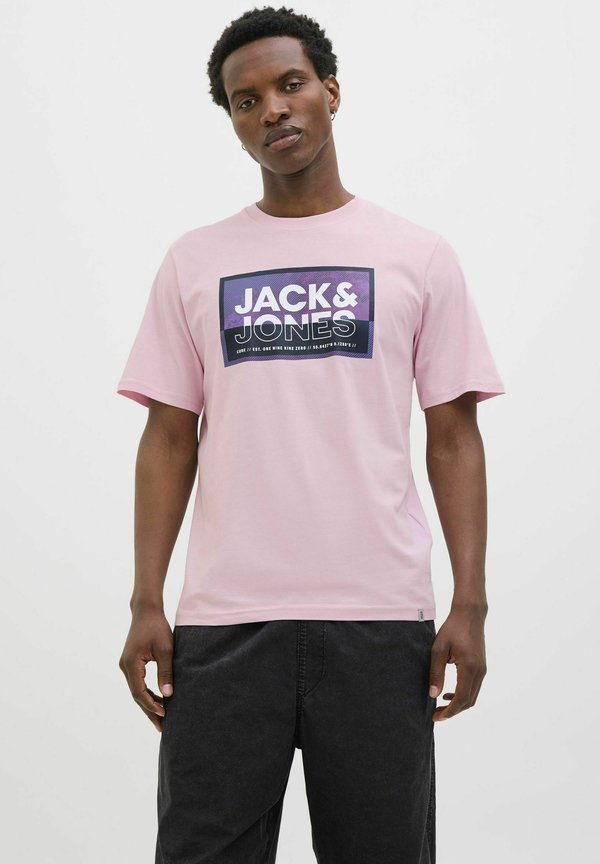 LOGO RUNDHALSAUSSCHNITT - T-Shirt print - winsome orchid