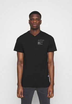 CHEST GRAPHIC - T-shirt con stampa - black