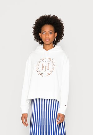 REGULAR APPLIQUE - Hoodie - ecru