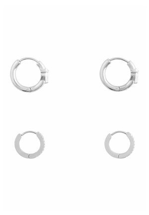 Next, Earrings - silver tone