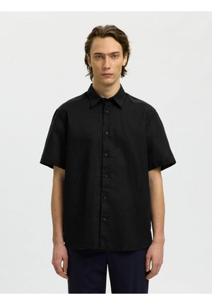 SLHREGCLAY SS CLA - Hemd - black