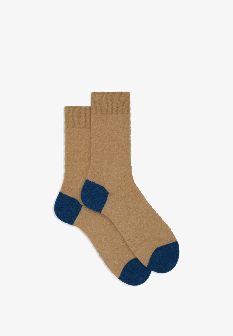 Gallo WITH CONTRASTING DETAILS - Socks - mandorla danubio