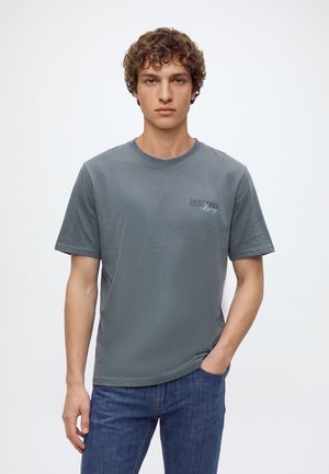 Jack & Jones, JJJADE TEE CREW NECK  - Обикновена тениска - turbulence detail:small print