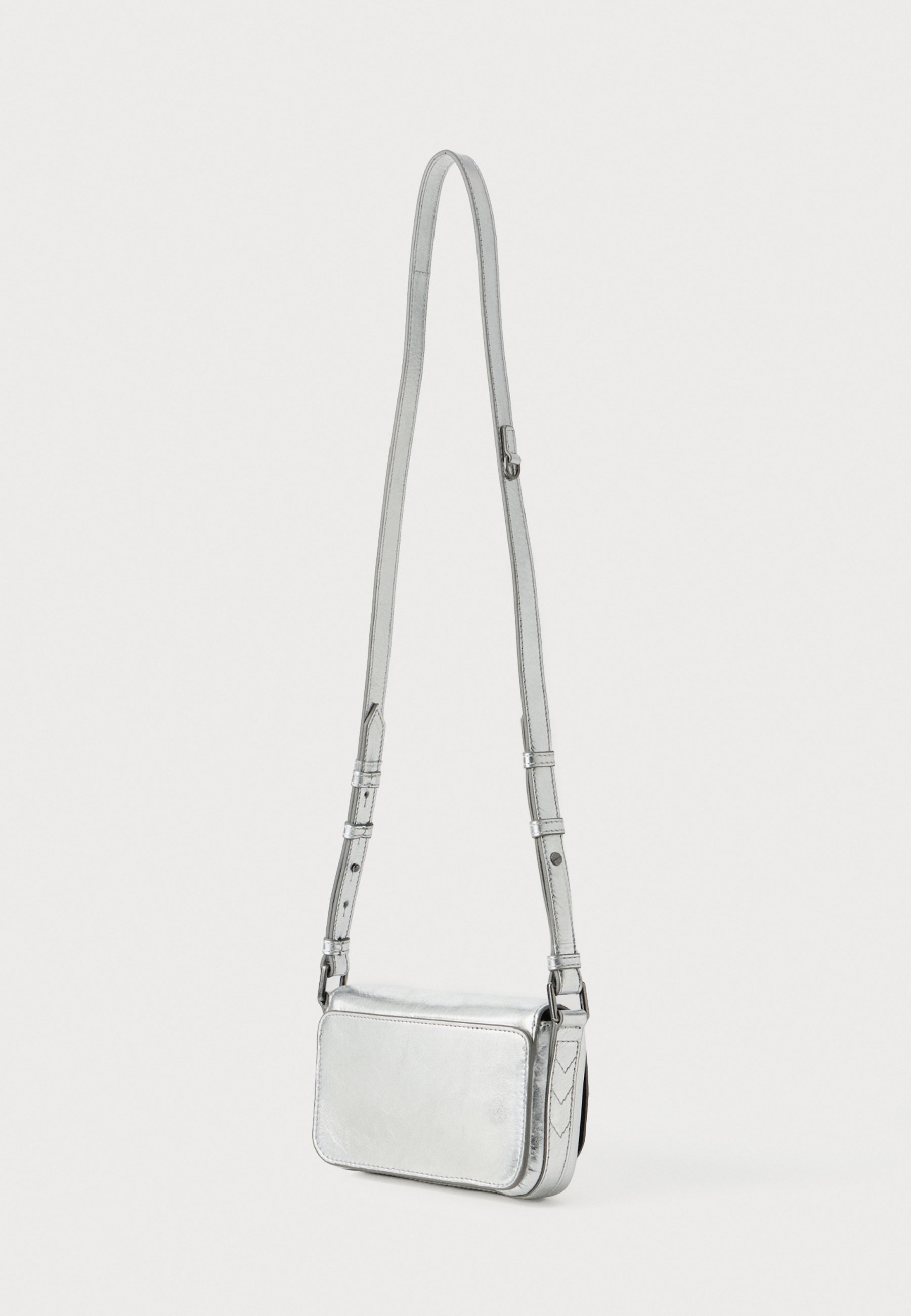 Zadig & Voltaire LE ZAZI VINTAGE - Cross body bag - silver