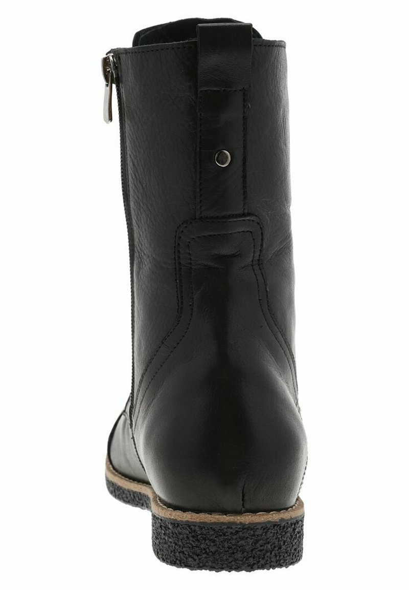 Bottines à Lacets ANDRE - Taille 36, Synthétique Noir - Talons Hauts - Occasion Très Bon état