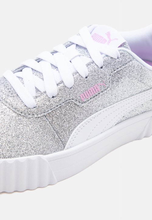 PUMA CARINA 3.0 GLITZ JR UNISEX - Trainers - silver-coloured/white — foto 6