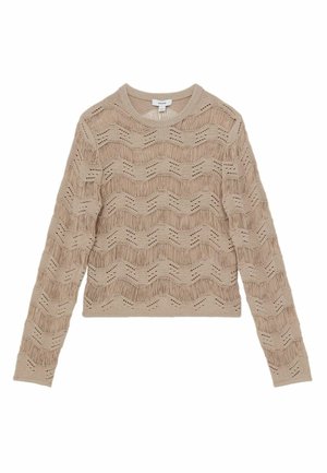 Reiss, REGULAR FIT - BELLA  LADDER - Striktrøje - taupe neutral