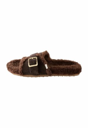 REGULAR FIT - Slippers - chocolate brown