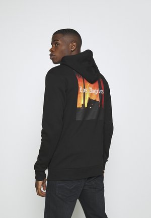 LA HOOD - Jersey con capucha - black