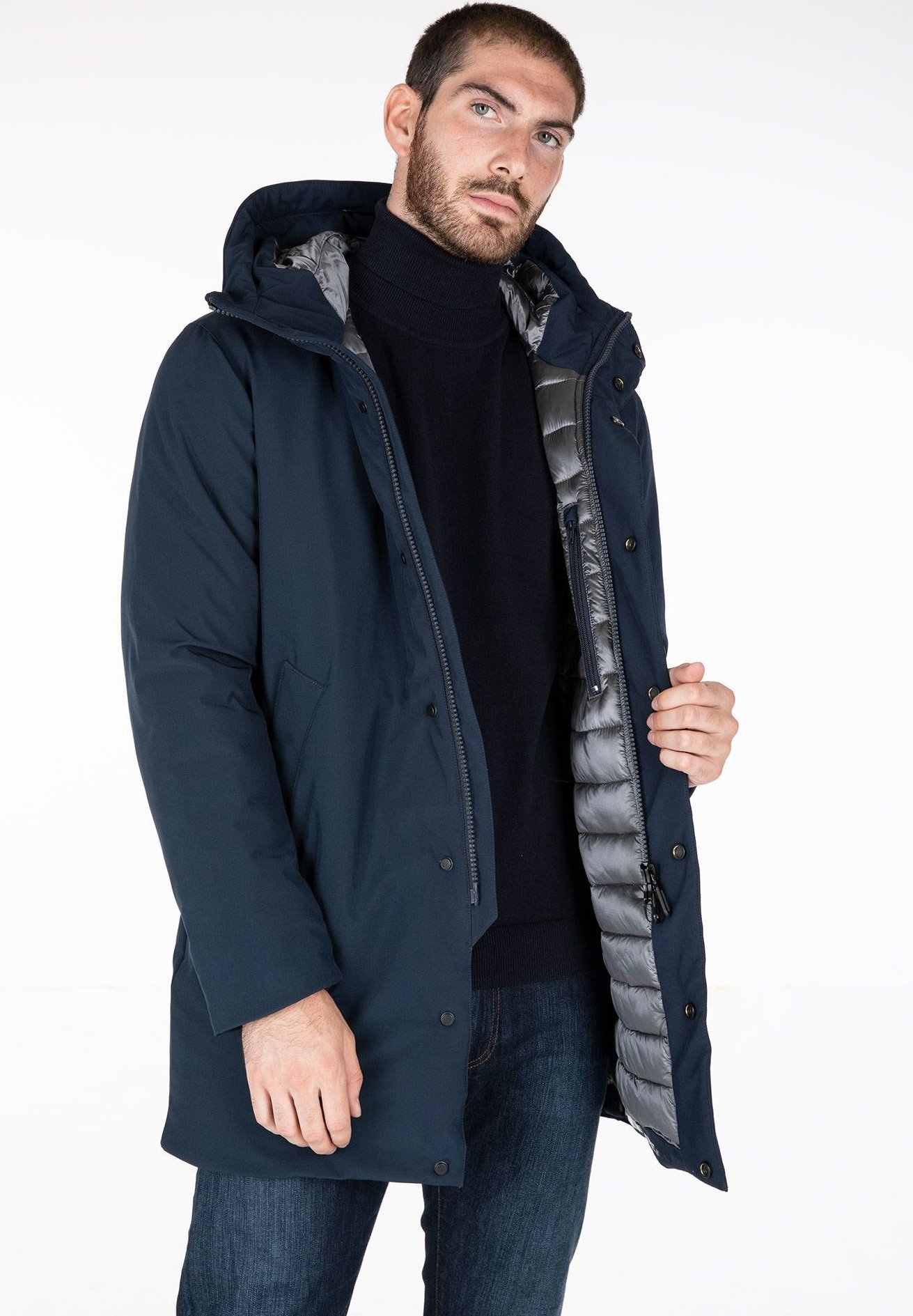 thermal parka coat