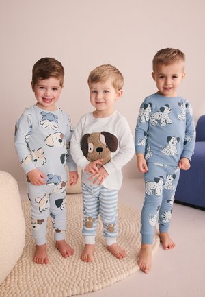 Next, REGULAR FIT - SNUGGLE 3 PACK   - Pyjama - blue ecru dog