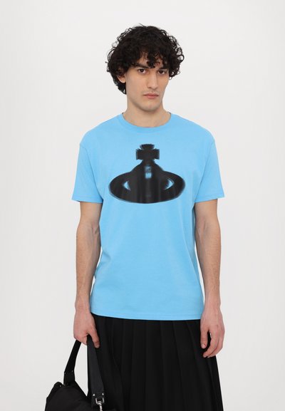 Vivienne Westwood HALFTONE ORB CLASSIC UNISEX - Apdrukāts T-krekls - blue