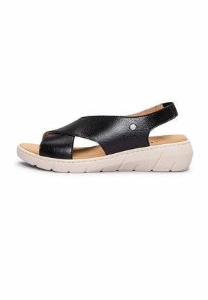 MiMao, LUPÉ - Sandalias de cuña - black