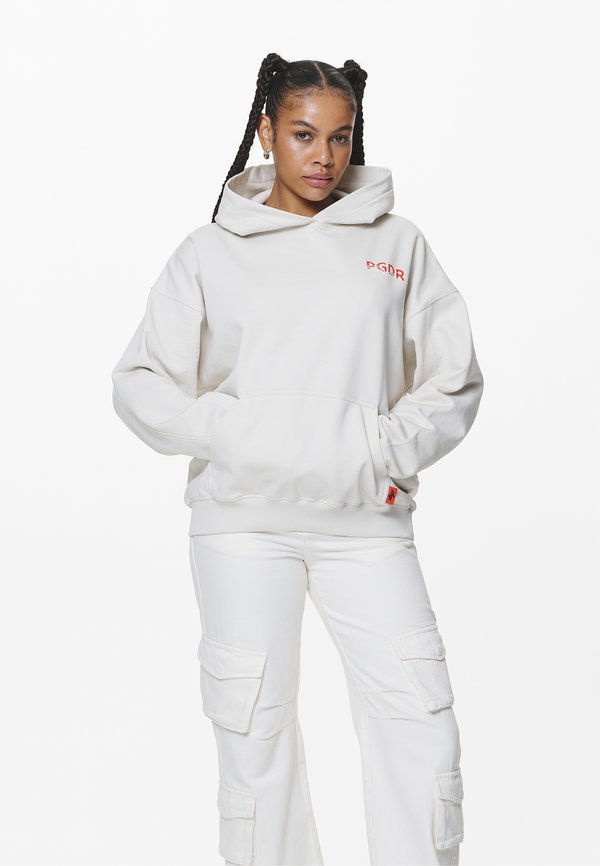 SONA OVERSIZED HOODIE - Sweatshirt - washed salty cream4
