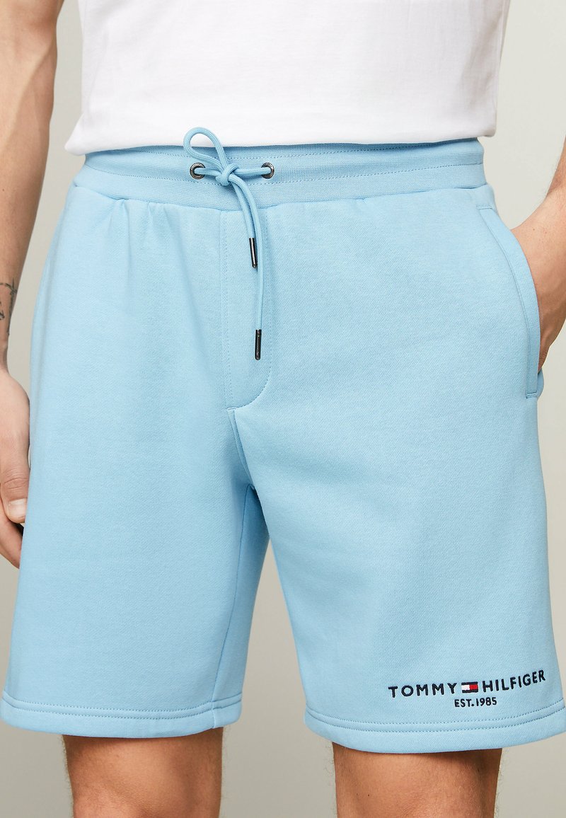 Tommy Hilfiger SMALL LOGO - Pantalones deportivos - sleepy blue