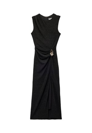 Koton, ACCESSORY DETAIL GLITTERY DRESS . - Cocktailkleid/festliches Kleid - black