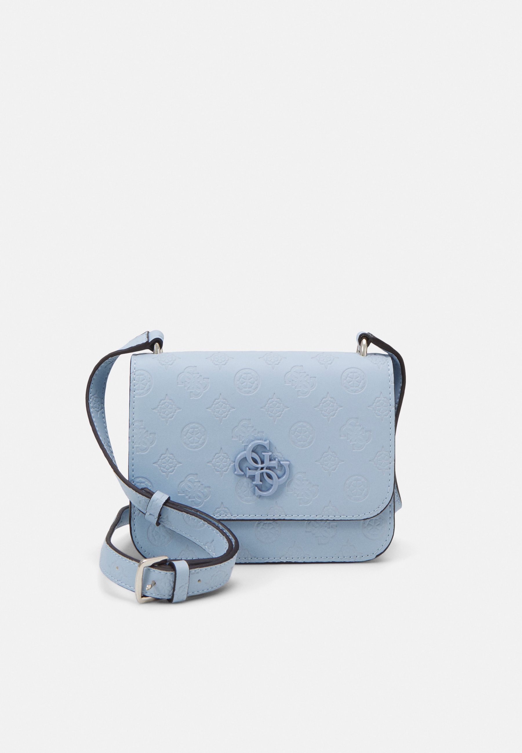 Guess NOELLE MINI CROSSBODY FLAP - Bandolera - sky/azul claro - Zalando.es