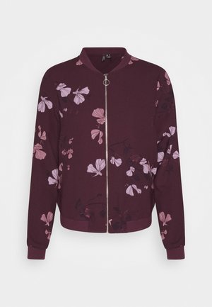 Bomber bunda - dark red