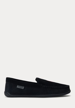 Polo Ralph Lauren, BRENAN SUEDE SLIPPER - Pantofole - black/wine