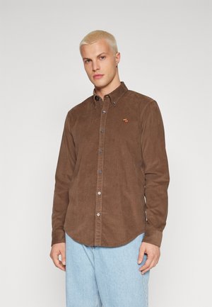 SIGNATURE ICON CORDUROY SHIRT - Ing - CHOCOLATE CHIP