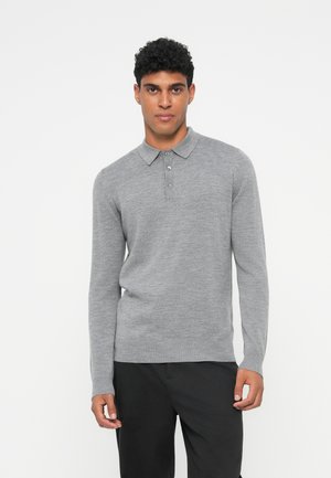 POLO - Poloshirt - dark grey melange